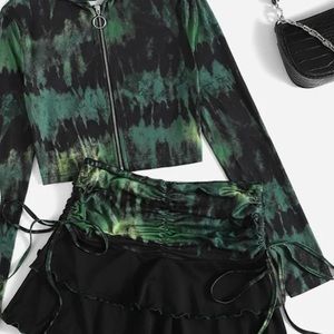 fairy grunge 2 piece skirt and jacket set